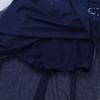 FEESHOW Girls Sequined Camisole Ballet Dance Tutu Dress Gymnastic Leotard Asymmetrical Skirt Fairy Costumes V-Neck Navy 5-6 Years view 2