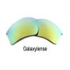Galaxy Replacement Lenses For Oakley Half Jacket XLJ Gold Polarized view 2