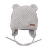 BAVST Baby Beanie Hat for Winter with Earfalp Cute Bear Kids Toddler Girls Boys Warm Knit Cap 0-2Years(Grey, M) view 1
