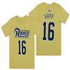 Outerstuff NFL Youth Boys (8-20) Mainliner Short Sleeve Tee, Los Angeles RAMS Jared Goff, Large (14-16) view 1