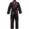 Mytra Fusion jiu jitsu uniform and martial art costume jiu jitsu Gi suit (Black, A0) view 2