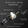 Fishdrops Luna Baitcasting Reels Lightweight & Smooth Design, 12.12 LB Max Drag, Classic Gear Ratio 6.3:1 Low Profile Bait Caster, Anti-Corrosion Baitcasting Fishing Reels view 2