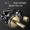 Fishdrops Luna Baitcasting Reels Lightweight & Smooth Design, 12.12 LB Max Drag, Classic Gear Ratio 6.3:1 Low Profile Bait Caster, Anti-Corrosion Baitcasting Fishing Reels view 3