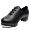 BeiBestCoat Synthetic Tap Shoes Oxford Dancing Shoes for Men,Adults, Black (7 D (M) US) view 2