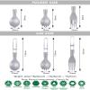 iBasingo Titanium Spoon,Spork,Fork Set with Folding Handle Ultralight Dinnerware Utensils for Camping Picnic Hiking Travel Home use A-Ti1026T view 2