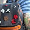 Dungeons & Dragons D20 Die and Ampersand Exclusive Enamel Pin Set - Collectible Gaming Accessories - Perfect Unique Gift for Birthdays, Holidays, House Warming Parties view 3