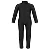 ranrann Kids Girls Full Length Gymnastic Unitard Long Sleeves Ballet Dance Jumpsuit Mock Neck Athletic Activewear Black 5-6 view 1