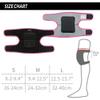 ONTYZZ Kids Knee Pads with Thickened SBR Pads Adjustable Anti-Slip Knee Pads Soft Knee Pad for Volleyball Cycling Dancing Soccer Hockey Pink/S view 2