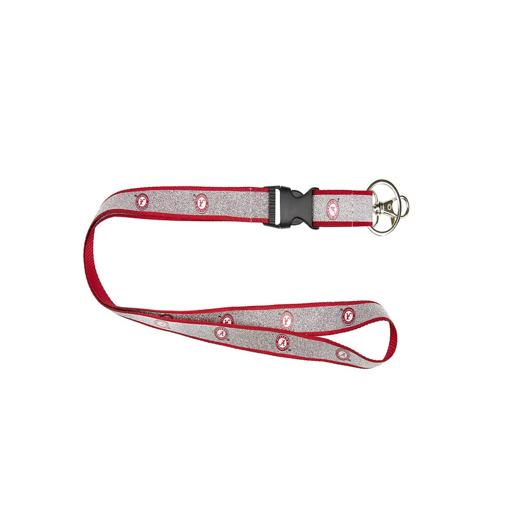 Aminco NCAA Alabama Crimson Tide Sparkle Lanyard