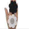 15 Pairs of Flower Pasties Breast Nipple Cover Stick on Bra Disposable-10 Beige Pairs, 5 Black Pairs view 3