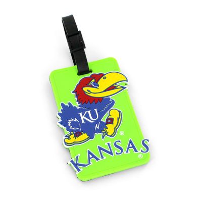 Aminco NCAA Kansas Jayhawks Neon Soft Bag Tag
