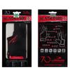 Longoni Black Fire 2.0 Billiard Pool CUE Glove - for Left or Right Hand - Black (Small, for Right Hand (Left-Handed Player)) view 3