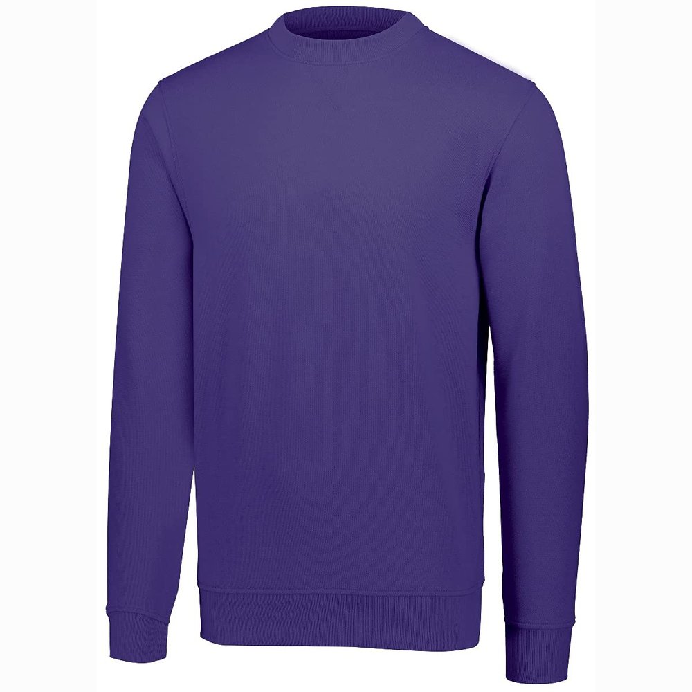 Augusta Sportswear Men's 60/40 Fleece Crewneck Sweatshirt, Purple, Small
