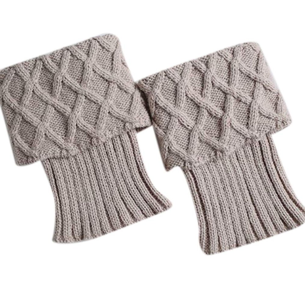 Ealafee Womens Leg Warmers Knit Black Leg Warmer for Women Boot Cuff Warmer Boot Toppers