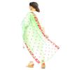 DUPATTA BAZAAR Woman's Green & Multicoloured Organza Dupatta with Embroidery.