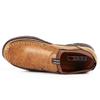 Mens Loafers Boat Non Slip On Leather Sneakers Casual Shoes Brown Comfortable Suede(8.5 M US,25.5 cm Heel to Toe view 2