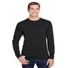 Hanes Adult Workwear Long-Sleeve Pocket T-Shirt 3XL BLACK view 1