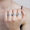 CAITLYNMINIMALIST 18K Gold Sterling Silver Rose Gold Custom Personalized Your City Skyline Travel Ring Gift view 3