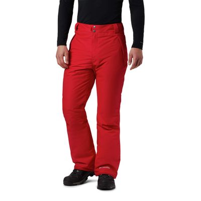 Columbia Men's Ride On Pant, Mountain Red ,Small Regular