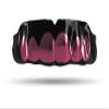 Impact Custom Professional All Sports Mouthguard Chrome Series (Black) Dusty Pink Grill - Jiu Jitsu/Football/Lacrosse & More view 1