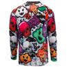 Cycling Jersey Men Long Sleeve MTB T Shirt Mountain Bike Motorcycle Bicycle Clothes Skull Size M view 2