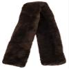 ECP Equine Comfort Products Easy Fit Genuine Merino Sheepskin Girth Cover, Prevents Gall Sores & Chafing, Sweat-Absorbing, Breathable, Soft & Protective, 44 Inches, Brown view 1