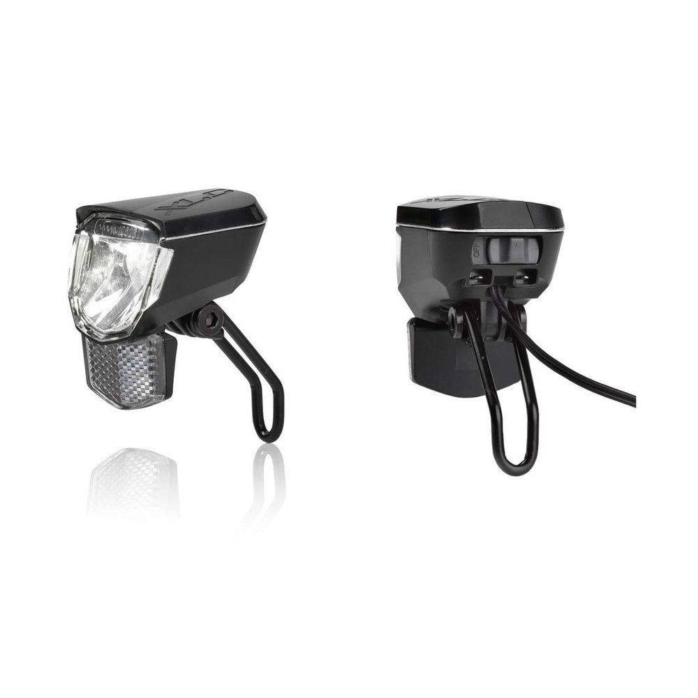 XLC Unisex - Adult CL-D07 Headlight Sirius D20 Black One Size