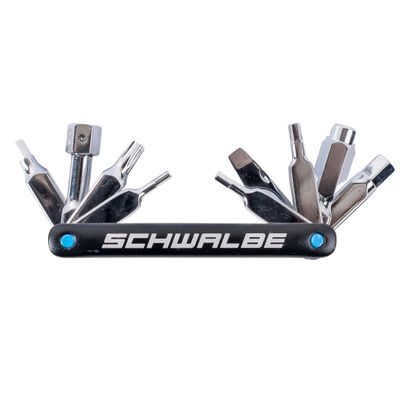 SCHWALBE 6015.01, Multi Tool Unisex Adult, Neutro, Version 2.0 - INKL. Ventilwerkzeugen