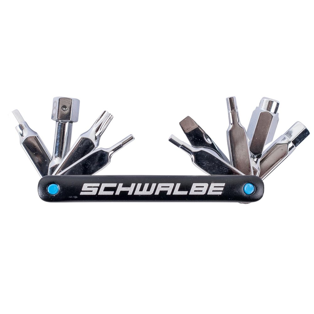 SCHWALBE 6015.01, Multi Tool Unisex Adult, Neutro, Version 2.0 - INKL. Ventilwerkzeugen