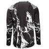 Cycling Jersey Men Long Sleeve MTB T Shirt Mountain Bike Motorcycle Bicycle Clothes Black White Size M view 2