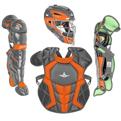 All Star System7 Axis Elite NOCSAE Certified Travel Team Pro Catcher's Kit