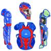 All Star System7 Axis Two Tone Baseball Catcher's Gear Set - Ages 12-16 view 1