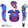 All Star System7 Axis Two Tone Baseball Catcher's Gear Set - Ages 12-16 view 2
