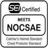 All-Star S7 Axis for Ages 9-12, 14.5" - Baseball Catching Equipment Kit, Meets NOCSAE Standard - Scarlet Red, Black view 4