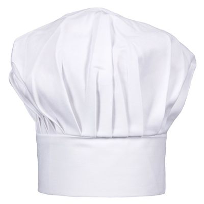 CHEFSKIN Chef Hat Adjustable White Adult Teen Light Twill Fabric Cook Baker (White)