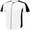 Augusta Sportswear Boys' Small 1656, White/Black view 1