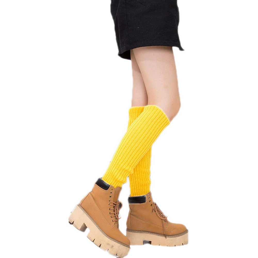 Ealafee Women Winter Warm Crochet Knitted Boot Cuff Sock Short Leg Warmers for Girls