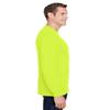 Hanes Adult Workwear Long-Sleeve Pocket T-Shirt XL SAFETY GREEN view 3