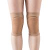 DANCEYOU Dance Knee Pads Hard Sponge Volleyball Knee Brace for Big Kid Teen Adults Football Pole Dancer Workout Knee Protector, Tan, M view 2