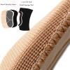 DANCEYOU Dance Knee Pads Hard Sponge Volleyball Knee Brace for Big Kid Teen Adults Football Pole Dancer Workout Knee Protector, Tan, M view 3