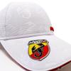 Abarth 21732 White Cap Curved Visor view 3