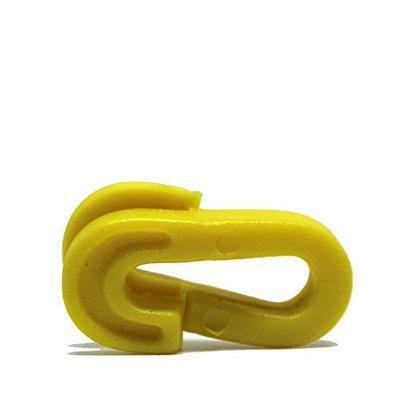 Fitness Health Football Net Clips | Fast Clip Goal Net System | Netclip Yellow 20 Set