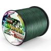 Ashconfish Braided Fishing Line- 8 Strands Super Strong PE Fishing Wire Heavy Tensile for Saltwater & Freshwater Fishing -Abrasion Resistant - Zero Stretch- 300M/328Yards 6LB Moss Green view 2