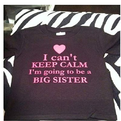 I'm Going to be a Big Sister Toddler Girls Kids Youth Shirt new Sibling sis tee White