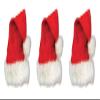 Beistle Red Santa Hats with White Trim, 3 Pieces Christmas Themed Caps, Dress-Up Costume Accessories, Winter Party Supplies, Kris Kringle Holiday Headwear, Seasonal Festival view 1