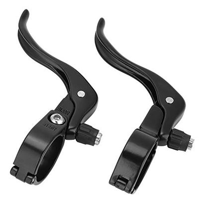 VGEBY 1Pair 31.8mm Brake Lever, Lightweight Aluminum Alloy Road Bike Lever Handlebar Brakes 31.8mm (Black) Road Bike Brake Levers Brake Lever 31.8Mm Brake Lever 31.8Mm Brake Lever