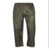 Adults Waterproof Fishing Hiking Over Trousers Unisex Elasticated Waist Rain Wear Pants Olive Medium view 1