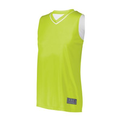 Augusta Sportswear Womens Reversible Two-Color Jersey, Graphite/White, 2XL