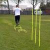 Fitness Health FH Speed Training Slalom Poles 5 Ft Set of 3 Agility Football Training Posts - Multi Sport Rugby, Hockey & Skiing view 4