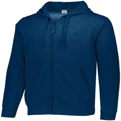Augusta Sportswear 60/40 Fleece Full Zip Hoodie XL NAVY